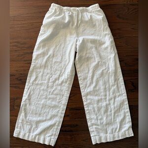 WAYF White Linen Pants